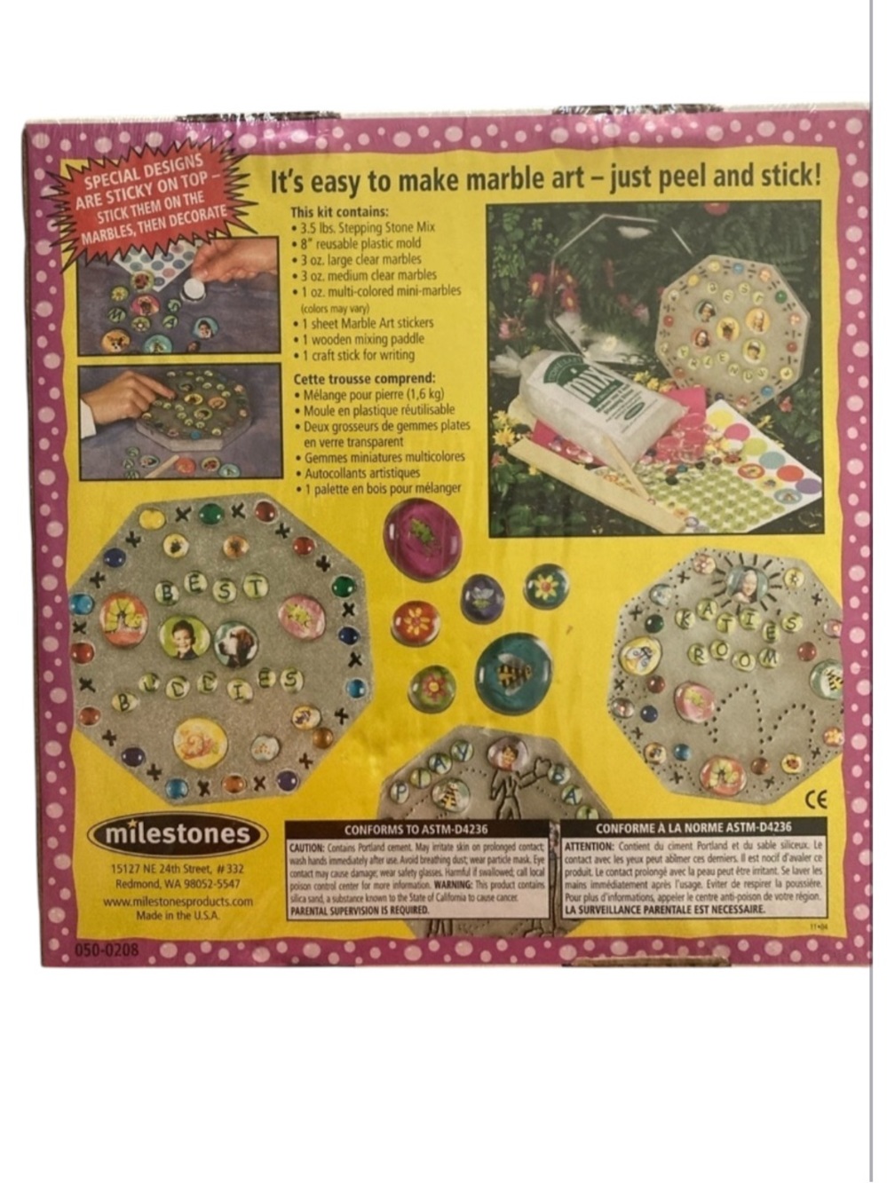 MARBLE art stepping stone kit
